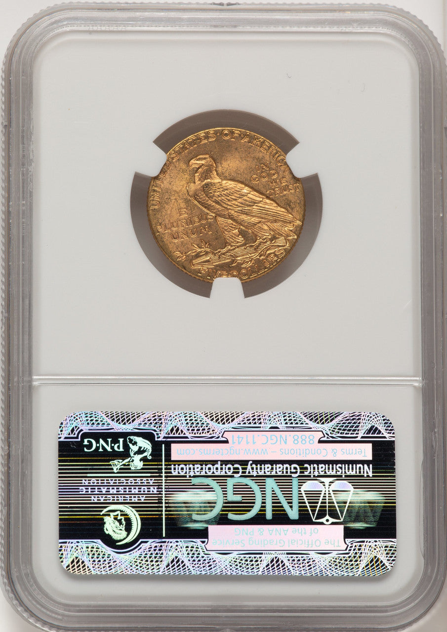 1909 $5 Indian Half Eagle NGC MS63 (774941003)