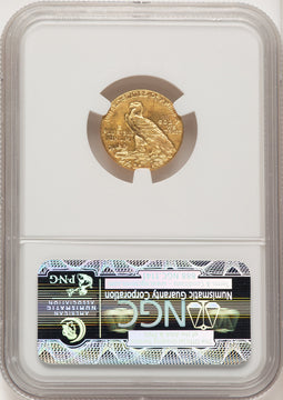1911 $2.50 Indian Quarter Eagle NGC MS61 (774929003)