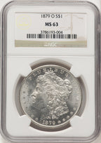 1879-O Morgan Dollar NGC MS63
