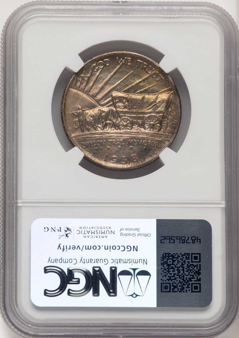 1938-S 50C Oregon Commemorative Silver NGC MS67 (774952016)