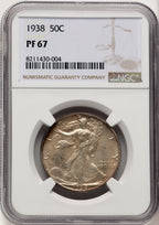 1938 50C Proof Walking Liberty Half Dollar NGC PR67 (774715007)