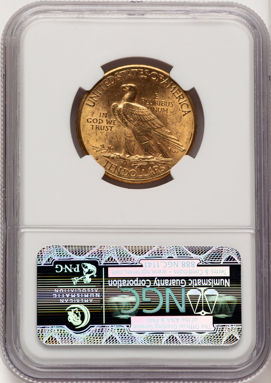 1914-D $10 Indian Eagle NGC MS63