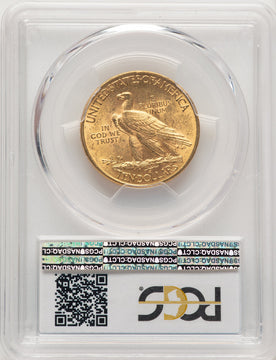 1913 $10 Blue Gradient Indian Eagle PCGS MS62
