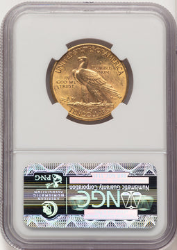 1912 $10 Brown Label Indian Eagle NGC MS62