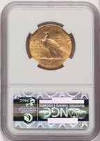 1912 $10 Brown Label Indian Eagle NGC MS62