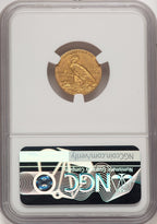1910 $2.50 Indian Quarter Eagle NGC MS61 (775138005)
