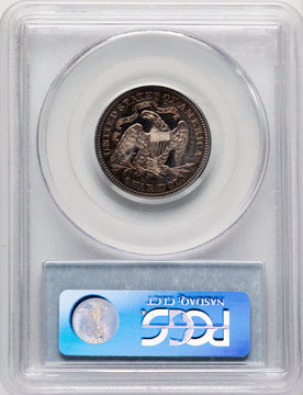1880 25C CA Proof Seated Quarter PCGS PR63