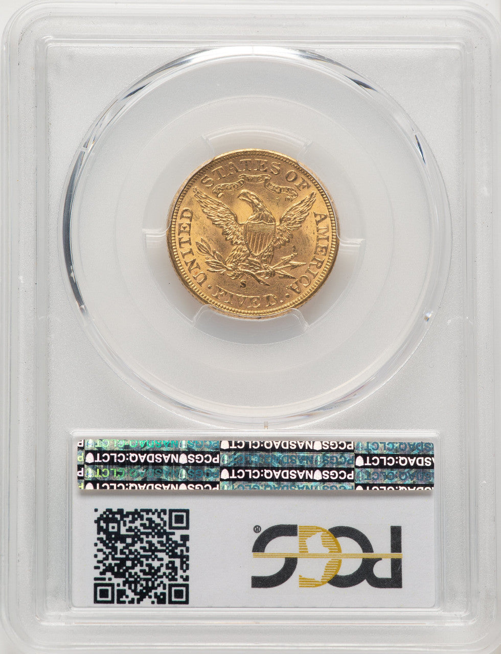 1906-S $5 Liberty Half Eagle PCGS MS62