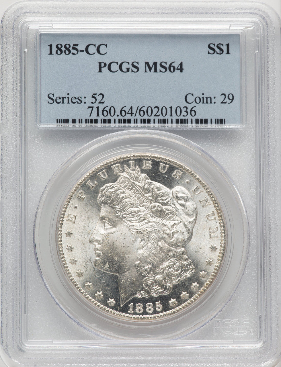 1885-CC Morgan Dollar PCGS MS64 (774720019)