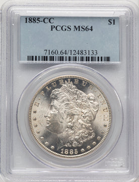 1885-CC Morgan Dollar PCGS MS64