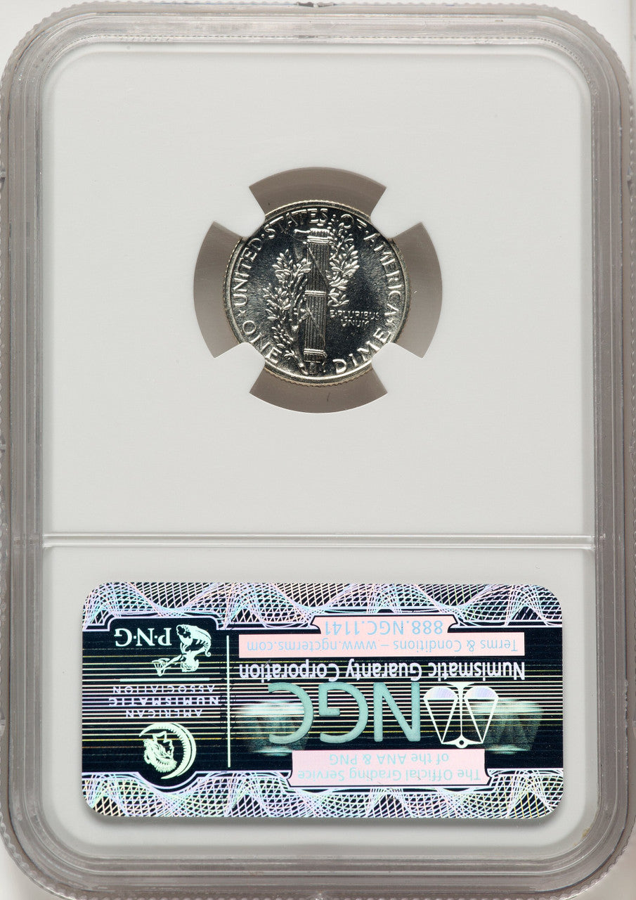 1939 10C Proof Mercury Dime NGC PR68