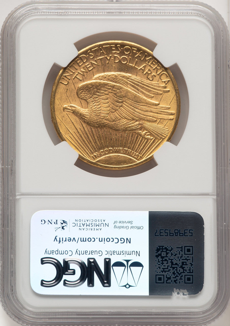 1912 $20 Saint-Gaudens Double Eagle NGC MS62 (572320069)