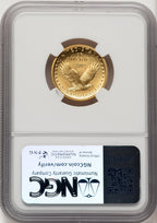 2016-W 25C Standing Liberty 100th Anniversary Gold Centennial Brown Label NGC MS70