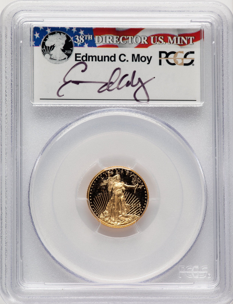 2015-W Gold American Eagle 4-Coin Set FDI Ed Moy Denver PCGS PR70