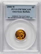 2008-W Proof Gold Buffalo 4-Coin Set PCGS PR70DCAM