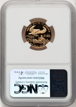 2002-W $10 Quarter-Ounce Gold Eagle Brown Label NGC PF70 (774415011)