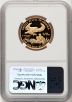 2010-W $25 Half-Ounce Gold Eagle Brown Label NGC PF70