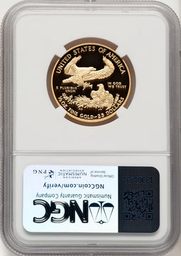 2016-W $25 Half-Ounce Gold Eagle 30th Anniversary Brown Label NGC PF70 (774348009)