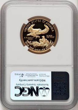 2019-W $25 Half-Ounce Gold Eagle Brown Label NGC PF70