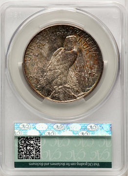 1925-S Peace Dollar CACG MS64