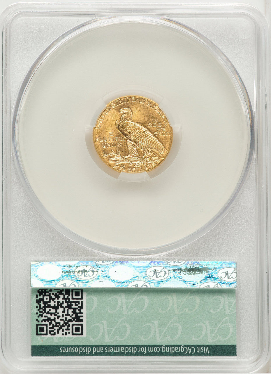 1913 $2.50 Indian Quarter Eagle CACG MS63