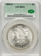 1894-S Morgan Dollar CACG MS63