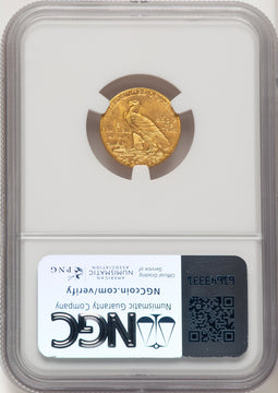 1910 $2.50 Indian Quarter Eagle NGC MS65 (774538002)
