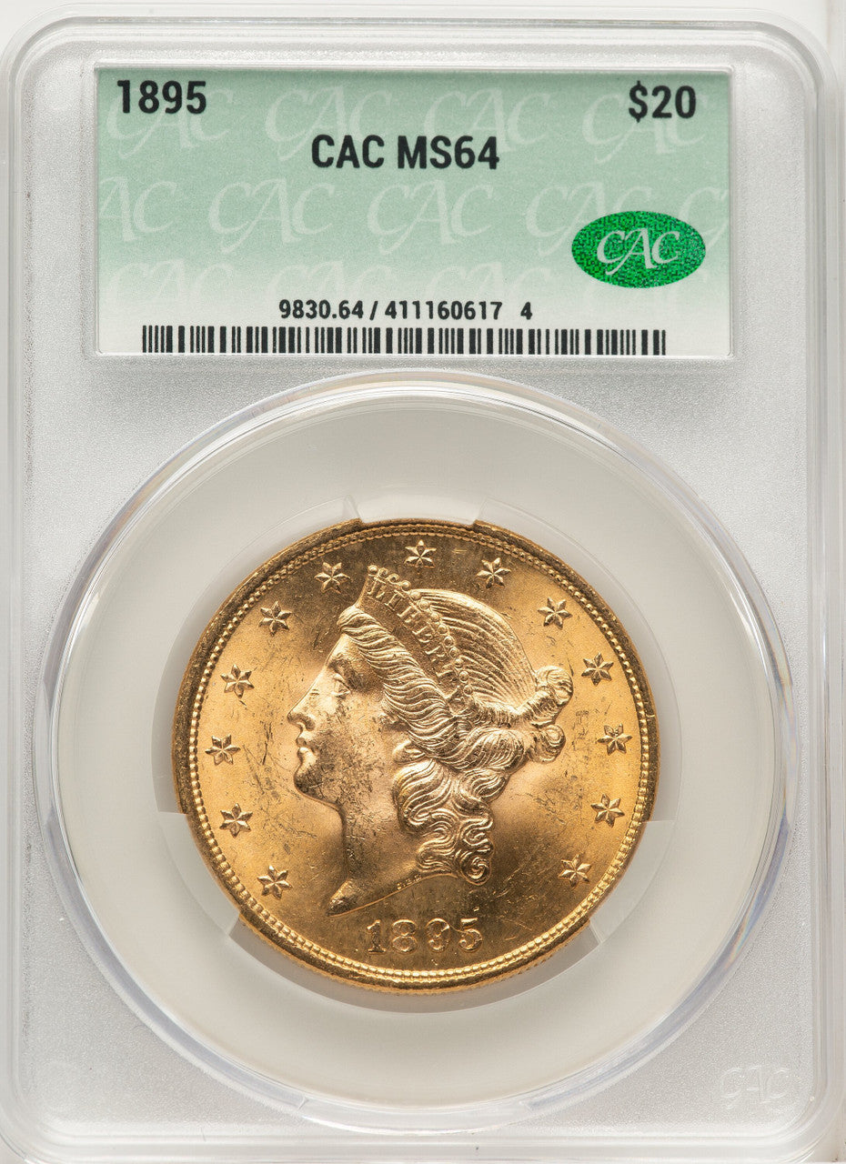 1895 $20 Liberty Double Eagle CACG MS64 (772950016)