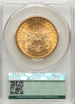 1895 $20 Liberty Double Eagle CACG MS64 (772950016)
