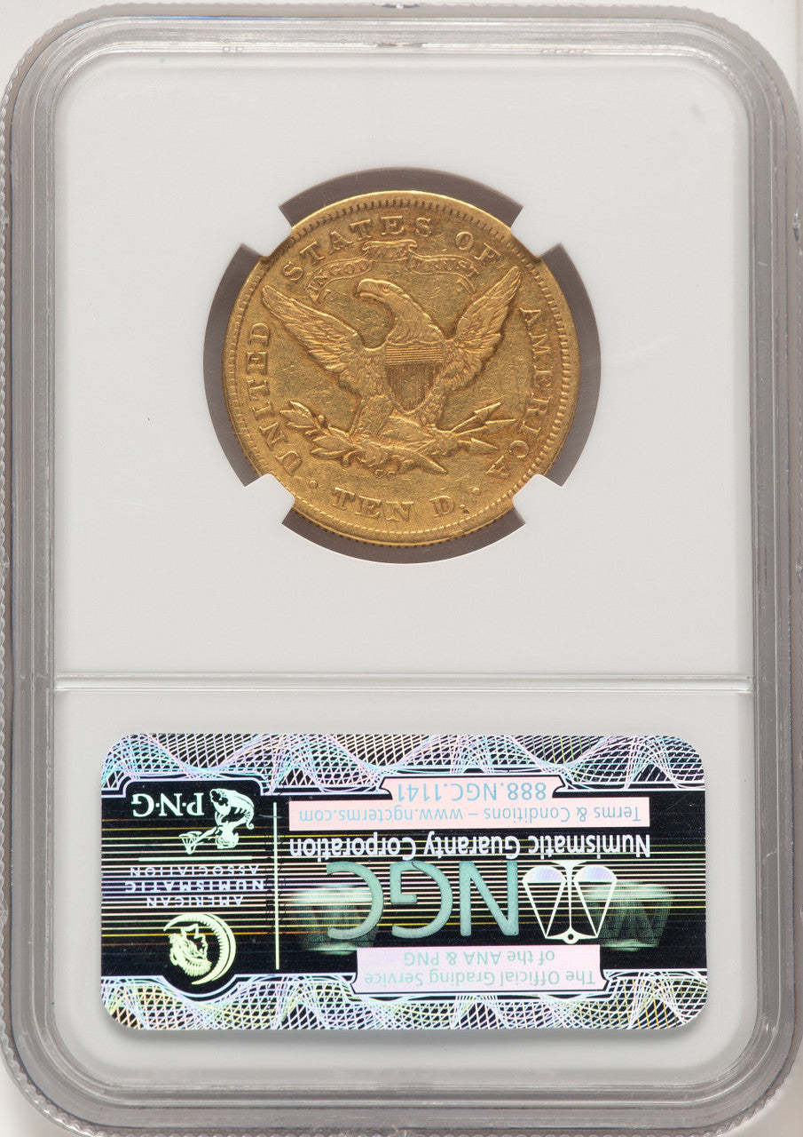 1870-CC $10 Liberty Eagle NGC XF40
