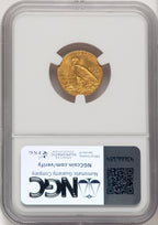 1909 $2.50 Indian Quarter Eagle NGC MS65 (774742037)