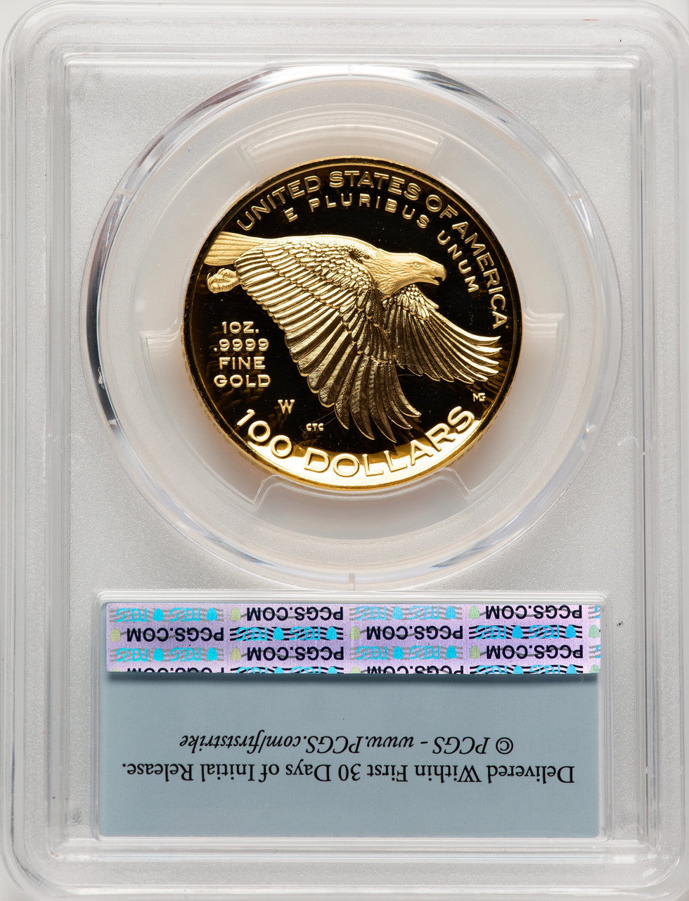 2017-W $100 American Liberty High Relief FS PCGS PR70