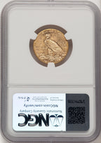 1910 $5 Indian Half Eagle NGC MS63 (774881008)