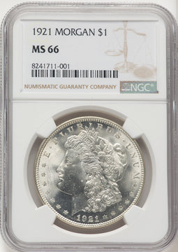 1921 Morgan Morgan Dollar NGC MS66 (769132006)