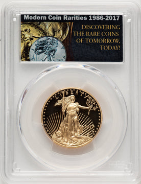2017-W $25 Half-Ounce Gold Eagle First Day of Issue Washington DC 225th Anniversary Label PCGS PR70