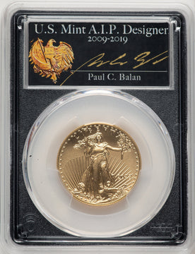 2023 Gold Eagle 1/2 oz FDI Paul Balan PCGS MS70
