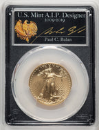 2023 Gold Eagle 1/2 oz FDI Paul Balan PCGS MS70