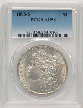 1895-S Morgan Dollar PCGS AU58