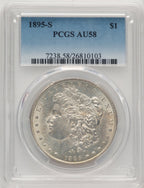 1895-S Morgan Dollar PCGS AU58