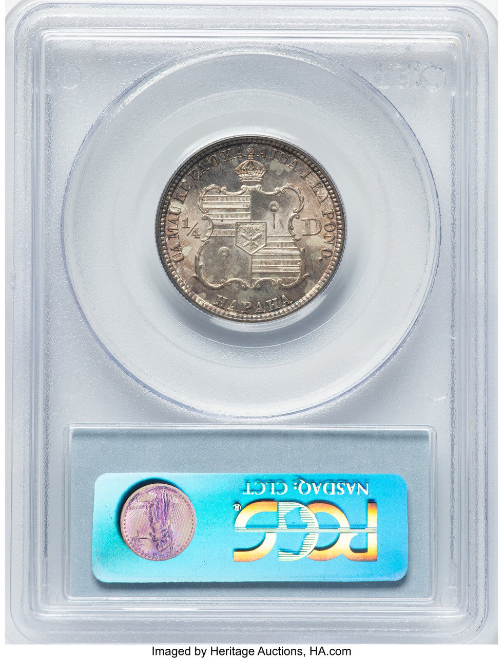 1883 Hawaii Quarter CAC Coins of Hawaii PCGS MS66