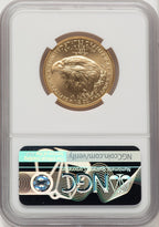 2021 1/2 Oz Gold Eagle T-2 First Day of Issue NGC MS70 Castle