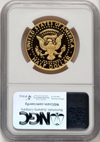 2014-W Gold High Relief Kennedy Half Dollar 50th Anniversary NGC PR70