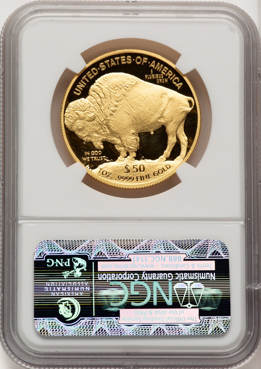 2013-W One-Ounce Gold Buffalo Early Releases NGC PF70