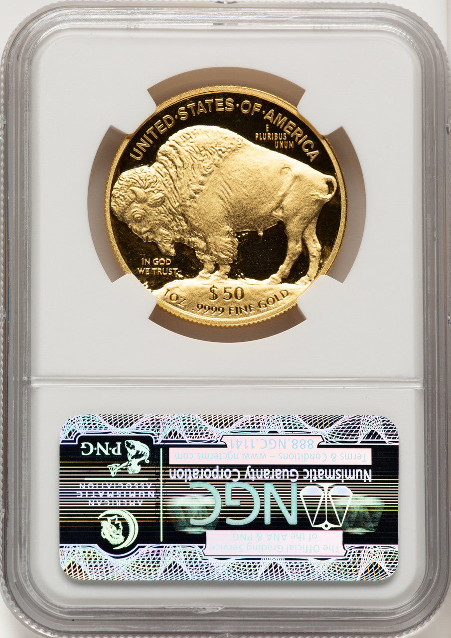 2012-W $50 One-Ounce Gold Buffalo First Strike NGC PF70 (520687001)