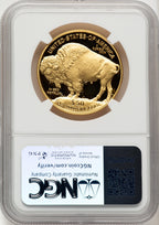 2016-W $50 One-Ounce Gold Buffalo 10th Anniversary Brown Label NGC PF70 (775057005)