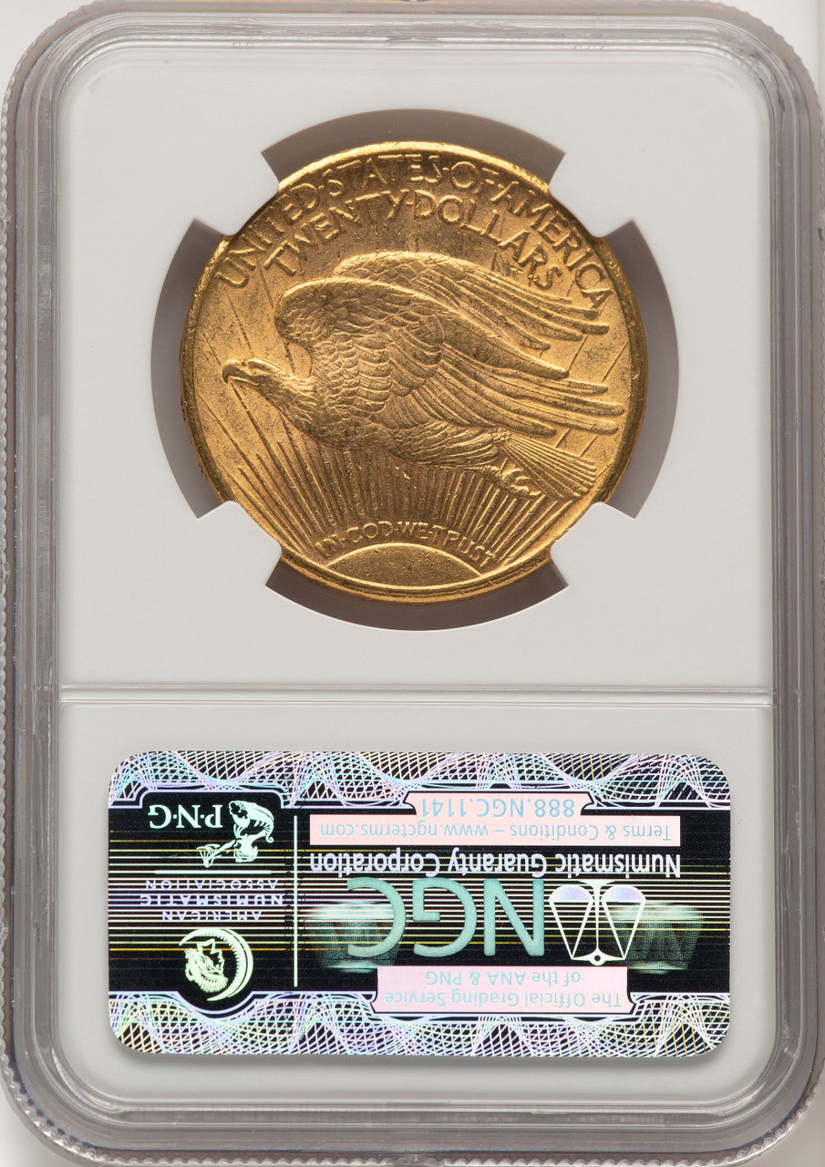1908-S $20 Saint-Gaudens Double Eagle NGC MS61 (910583006)