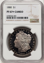 1880 CA Proof Morgan Dollar NGC PR67+