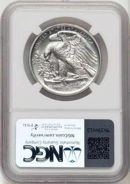 2023-W Palladium Eagle 1 oz Burnished FDI 1ST NGC MS70