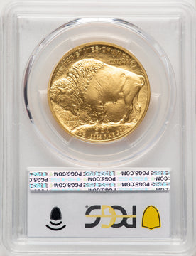 2008-W $50 One-Ounce Gold Buffalo Blue Gradient PCGS SP70 (771862001)