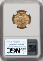 2006-W $10 Quarter-Ounce Gold Eagle Brown Label NGC MS70 (773926021)